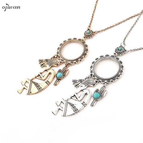 pendant necklaces tribal necklace vintage boho kokopelli charm bohemian ethnic jewelry women, Silver
pendant necklaces tribal necklace vintage boho kokopelli charm bohemian ethnic jewelry women, Silver