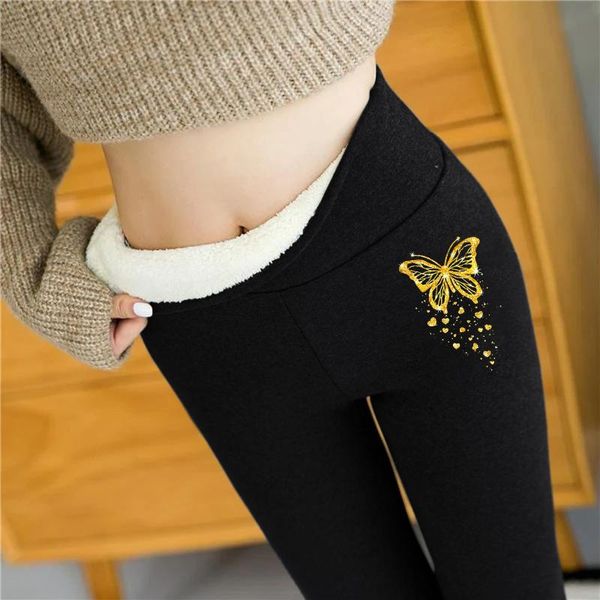 women's leggings butterfly winter pants thermal high waisted for women flannel streetwear trousers casual, Black
women's leggings butterfly winter pants thermal high waisted for women flannel streetwear trousers casual, Black