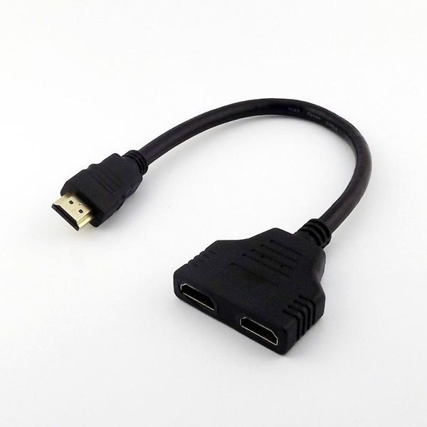 audio cables & connectors 1x port 1 in 2 out male to dual female y splitter adapter converter cable 1080p 30cm
audio cables & connectors 1x port 1 in 2 out male to dual female y splitter adapter converter cable 1080p 30cm