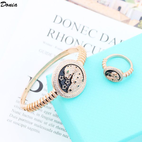 donia jewelry party european and american fashion leopard head animal micro-inlaid zircon bracelet ring set designer bracelet ring set, Black
donia jewelry party european and american fashion leopard head animal micro-inlaid zircon bracelet ring set designer bracelet ring set, Black