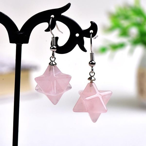 decorative objects & figurines 1pc natural crystal merkaba earrings ore magic restoration healing increase charm ladies jewelry gifts
decorative objects & figurines 1pc natural crystal merkaba earrings ore magic restoration healing increase charm ladies jewelry gifts