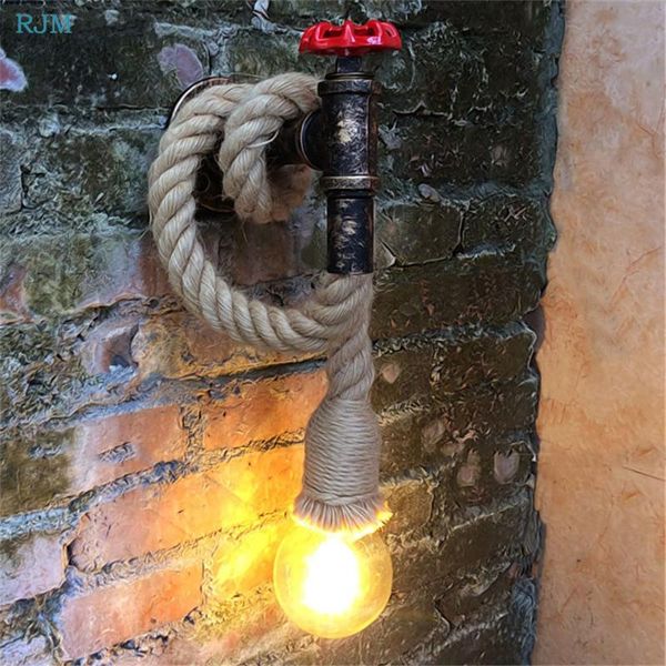 wall lamp creative water pipe loft style lights retro industrial rope edison lamps for gallery stairs restaurant bar light
wall lamp creative water pipe loft style lights retro industrial rope edison lamps for gallery stairs restaurant bar light