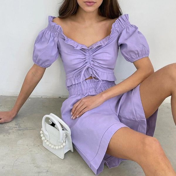 women's tracksuits boozrey 2021 summer style commuter puff sleeve one shoulder loose short wide leg pants casual fashion suit, Gray
women's tracksuits boozrey 2021 summer style commuter puff sleeve one shoulder loose short wide leg pants casual fashion suit, Gray