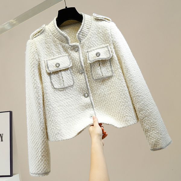 wool jacket cut-out women tweed jackets 2021 autumn one-time-only collar breasted clothing wom6, Tan;black
wool jacket cut-out women tweed jackets 2021 autumn one-time-only collar breasted clothing wom6, Tan;black