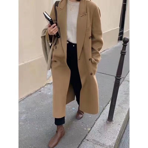 women's jackets ashmere jacket breasted with pockets korean version of the casual trend loose retro wild color solid, Black;brown
women's jackets ashmere jacket breasted with pockets korean version of the casual trend loose retro wild color solid, Black;brown