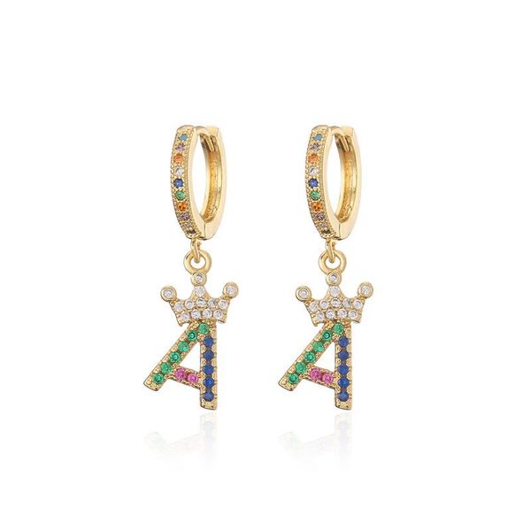 hoop & huggie 1 pair fashion cute initial a-z letter earrings mirco crystal gold small earings for women alphabet jewellery 2021, Golden;silver
hoop & huggie 1 pair fashion cute initial a-z letter earrings mirco crystal gold small earings for women alphabet jewellery 2021, Golden;silver