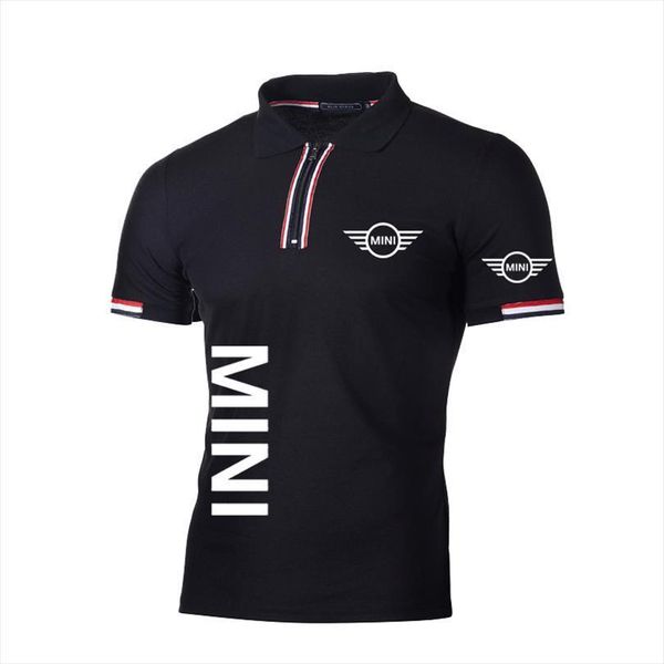 fashion striped zipper shirt mini mens polo car summer printing casual trend pure cotton short sleeve, White;black
fashion striped zipper shirt mini mens polo car summer printing casual trend pure cotton short sleeve, White;black