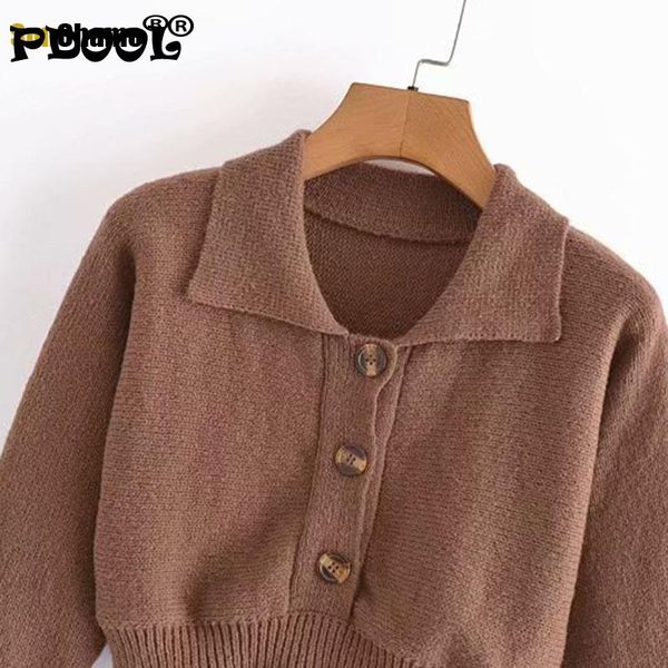 women's knits & tees 2021 fashion cardigan lapel knitting sweater single-breasted long sleeve vintage blouse hollow out female clothing, White
women's knits & tees 2021 fashion cardigan lapel knitting sweater single-breasted long sleeve vintage blouse hollow out female clothing, White