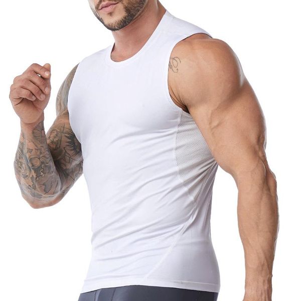 running jerseys men's sports vest tight-fitting sleeveless workout clothes basketball yoga quick-drying t-shirt, Black;blue
running jerseys men's sports vest tight-fitting sleeveless workout clothes basketball yoga quick-drying t-shirt, Black;blue