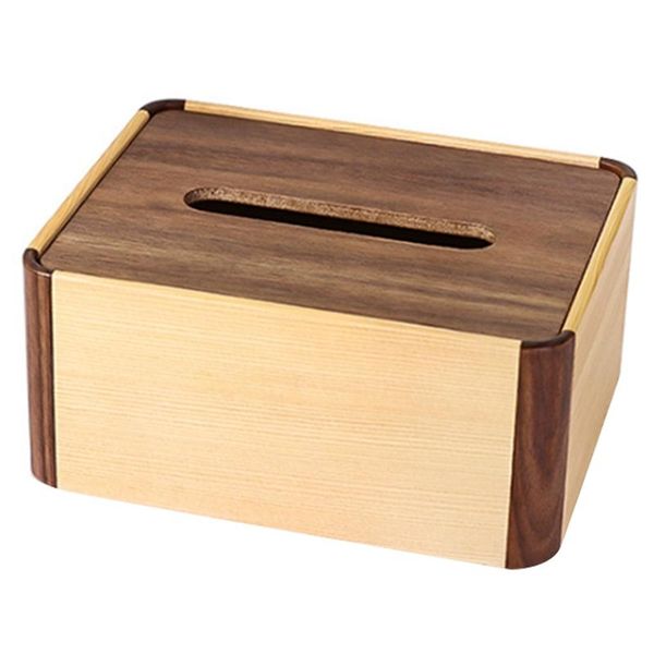 tissue boxes & napkins 2pcs black walnut holder solid wood pumping paper storage box bedroom living room decoration
tissue boxes & napkins 2pcs black walnut holder solid wood pumping paper storage box bedroom living room decoration