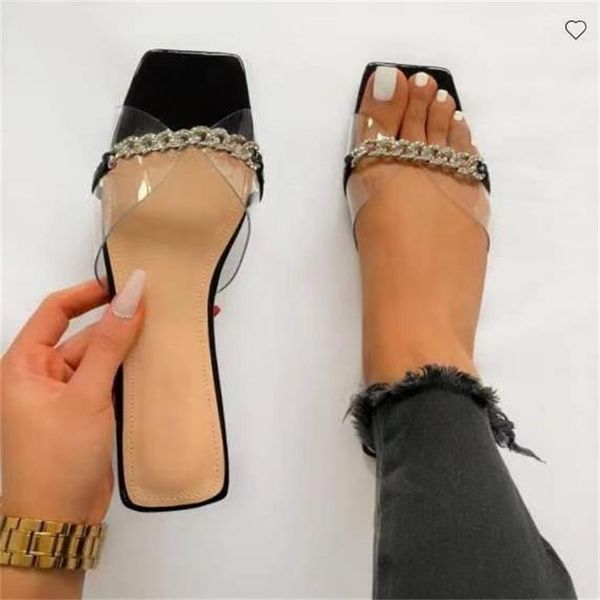 slippers sandals summer metal buckle rhinestone decoration flat beach shoes ladies casual 2021, Black
slippers sandals summer metal buckle rhinestone decoration flat beach shoes ladies casual 2021, Black