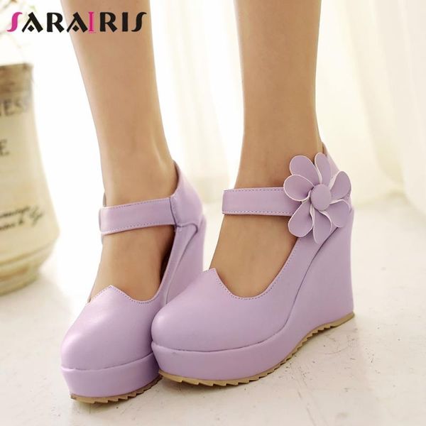 sarairis 2021 spring ladies concise sweet pumps brand new pumps women platform wedges high heels flower shallow shoes woman, Black
sarairis 2021 spring ladies concise sweet pumps brand new pumps women platform wedges high heels flower shallow shoes woman, Black