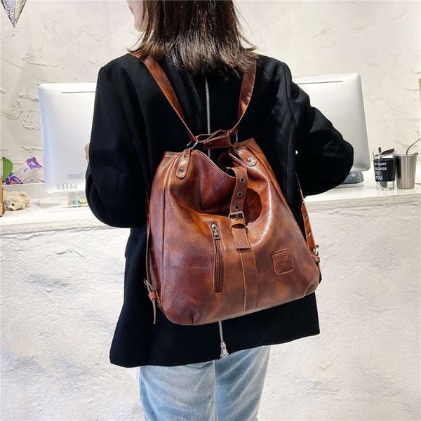 hbp 2021 new multi-purpose women's single shoulder slanting fashion trend bag large capacity leisure backpack
hbp 2021 new multi-purpose women's single shoulder slanting fashion trend bag large capacity leisure backpack