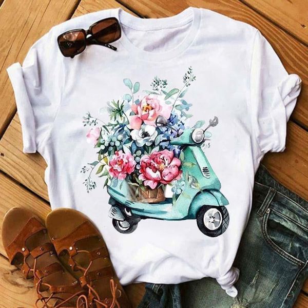 women t shirt funny floral graphic tshirts casual oversize tee hipster tumblr female shirt harajuku clothe, White
women t shirt funny floral graphic tshirts casual oversize tee hipster tumblr female shirt harajuku clothe, White