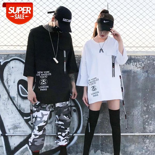 New Western Style Fashionable Brands Ribbons Printed Men's T-Shirts Hip Hop Casual Male Tops Tees Streetwear Lovers' Clothes #vl2a, White;black
New Western Style Fashionable Brands Ribbons Printed Men's T-Shirts Hip Hop Casual Male Tops Tees Streetwear Lovers' Clothes #vl2a, White;black