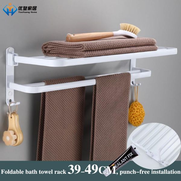 punch-bathroom accessories matte towel holder white aluminum organizer hanger wall-mounted folding hook storage shower rack
punch-bathroom accessories matte towel holder white aluminum organizer hanger wall-mounted folding hook storage shower rack