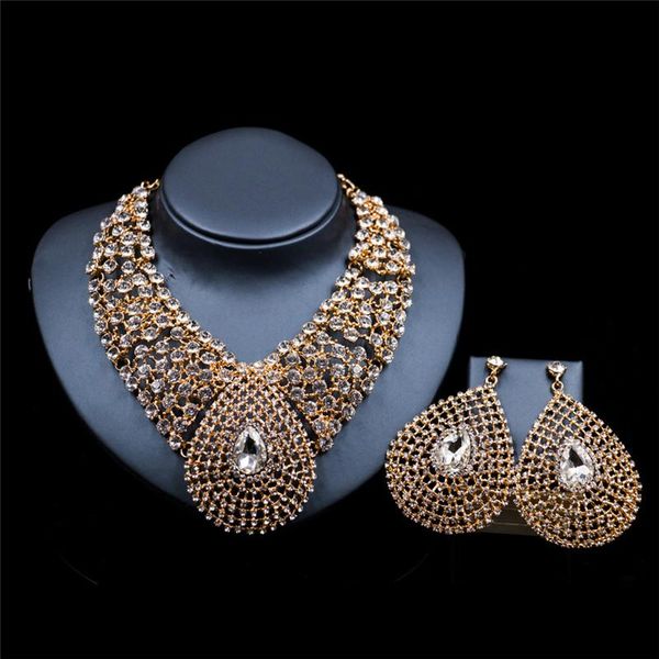 earrings & necklace fahion jewelry chunky set women exaggerated punk collar female accessories, Silver
earrings & necklace fahion jewelry chunky set women exaggerated punk collar female accessories, Silver