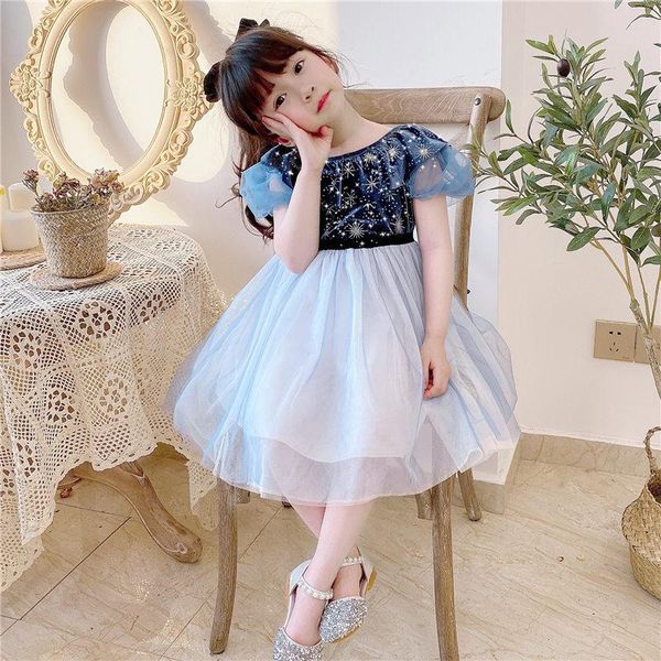 girl's dresses girls summer spring net yarn formal kids fashion ball gown children cute blue starry sky embroidery princess skirt, Red;yellow
girl's dresses girls summer spring net yarn formal kids fashion ball gown children cute blue starry sky embroidery princess skirt, Red;yellow