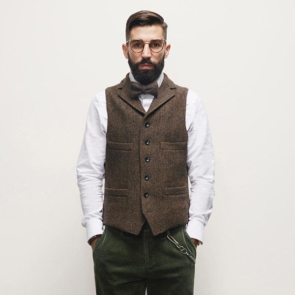 men's vests spring and autumn plus size vintage woolen vest men slim casual england suit waistcoat, Black;white
men's vests spring and autumn plus size vintage woolen vest men slim casual england suit waistcoat, Black;white