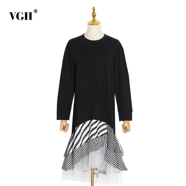 casual dresses vgh patchwork dress for women o neck long sleeve striped loose asymmetrical hem female fashion clothing 2021 tide, Black;gray
casual dresses vgh patchwork dress for women o neck long sleeve striped loose asymmetrical hem female fashion clothing 2021 tide, Black;gray