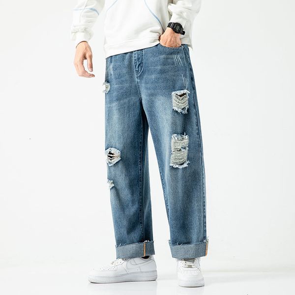 new 2021 men's vintage ripped jeans plus size hip hop blue jean for mens denim pants men fashion trousers 25ta
new 2021 men's vintage ripped jeans plus size hip hop blue jean for mens denim pants men fashion trousers 25ta