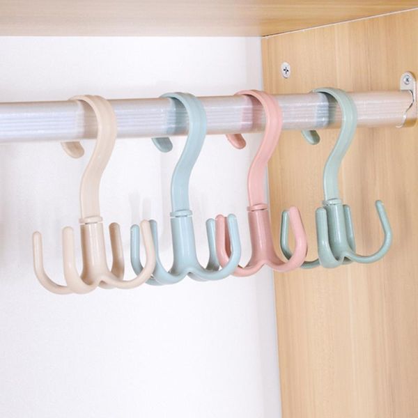 hooks & rails creative rotating four-claw hook multifunctional wardrobe bag storage nail-plastic tie hanger
hooks & rails creative rotating four-claw hook multifunctional wardrobe bag storage nail-plastic tie hanger