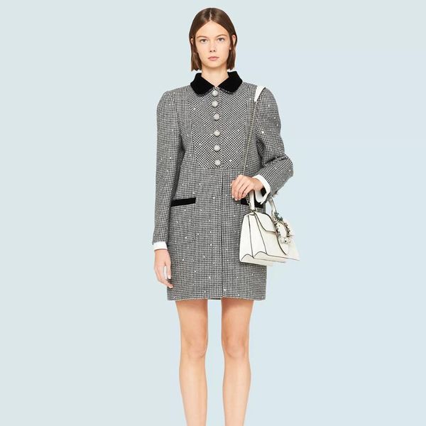 women's wool & blends 2021 autumn and winter plaid extra set of women light familiar long doll collar rough h09120 coat, Black
women's wool & blends 2021 autumn and winter plaid extra set of women light familiar long doll collar rough h09120 coat, Black