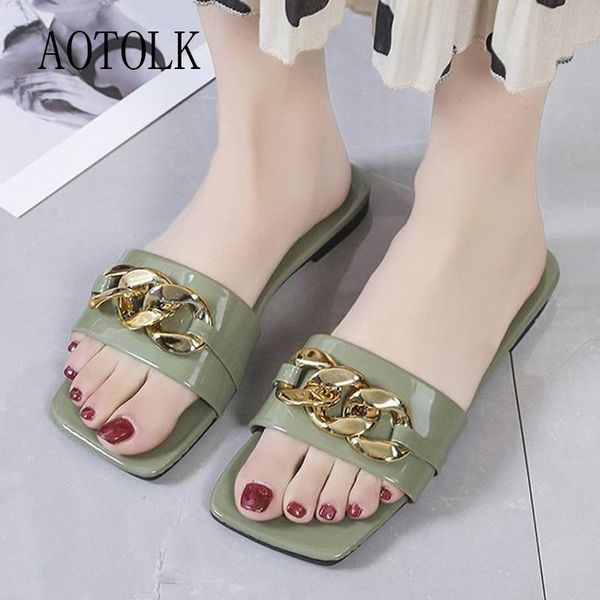 slippers women ladies female sandals square toe flat slides metal decoration beach party shoes large size 35-43 2021 summer, Black
slippers women ladies female sandals square toe flat slides metal decoration beach party shoes large size 35-43 2021 summer, Black