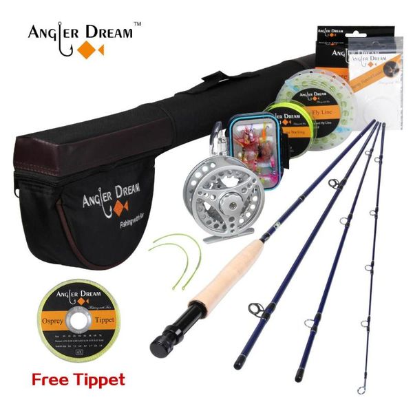 rod reel combo angler dream honor 3/4# 2.4m fishing rod+reel+rod bag+ flies box lure tackle set for trout
rod reel combo angler dream honor 3/4# 2.4m fishing rod+reel+rod bag+ flies box lure tackle set for trout