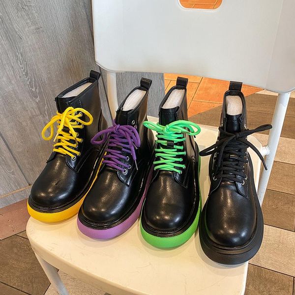 boots british style lace up women shoes 2021 autumn winter chunky heels platform fashion motorcycle, Black
boots british style lace up women shoes 2021 autumn winter chunky heels platform fashion motorcycle, Black