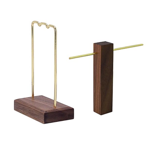 Jewelry Pouches, Bags 2Pcs Walnut Wood Metal Earrings Pendant Stand Display Earring Storage, Pink;blue
Jewelry Pouches, Bags 2Pcs Walnut Wood Metal Earrings Pendant Stand Display Earring Storage, Pink;blue
