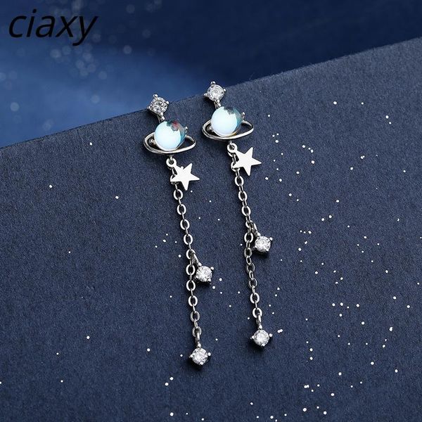 dangle & chandelier ciaxy 925 sterling silver zircon star earrings for women blue space universe planet circle long 2021 fashion jewelry
dangle & chandelier ciaxy 925 sterling silver zircon star earrings for women blue space universe planet circle long 2021 fashion jewelry