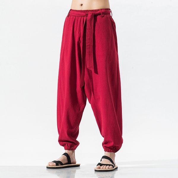 new 2021 summer wide leg pants men cotton linen bloom pants mens red chinese style harem pants male trousers pantalon hombre, Gray
new 2021 summer wide leg pants men cotton linen bloom pants mens red chinese style harem pants male trousers pantalon hombre, Gray