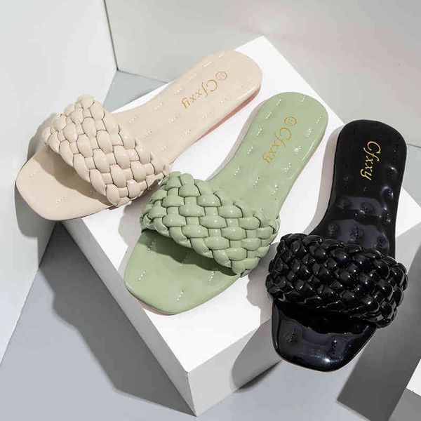 sandals women's slippers women outer wear woman flat weaving summer fashion luxury shoes flip-flops girl exxz, Black
sandals women's slippers women outer wear woman flat weaving summer fashion luxury shoes flip-flops girl exxz, Black