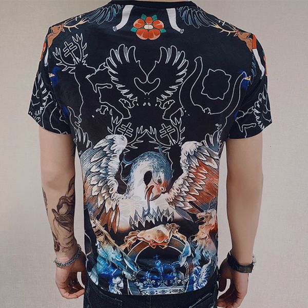 2021 summer men's shirt 3d eagle printed casual short-sleeve tshirts harajuku hip hop streetwear tshirt neck t clothes 4y61, White
2021 summer men's shirt 3d eagle printed casual short-sleeve tshirts harajuku hip hop streetwear tshirt neck t clothes 4y61, White