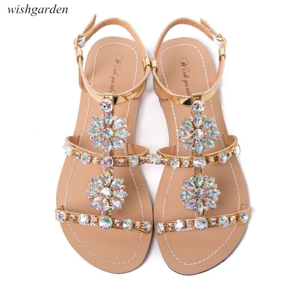 new women`s summer bohemia diamond flat sandals lady casual beach rhinestone shining boho shoes plus size peep toe slippers 210306, Black
new women`s summer bohemia diamond flat sandals lady casual beach rhinestone shining boho shoes plus size peep toe slippers 210306, Black