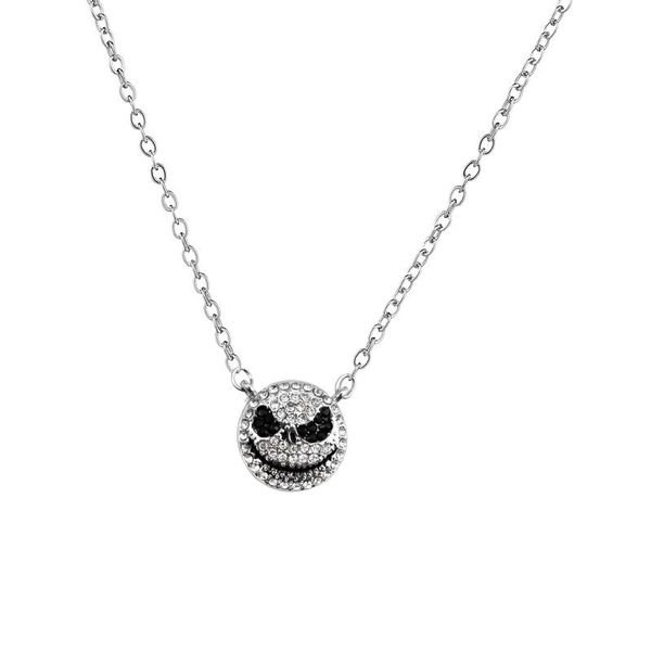 pendant necklaces hanreshe pretty skull stainless steel chain trendy jewelry crystal charm round christmas necklace woman gift, Silver
pendant necklaces hanreshe pretty skull stainless steel chain trendy jewelry crystal charm round christmas necklace woman gift, Silver