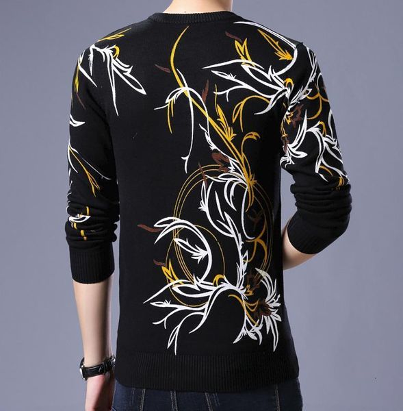 autumn winter mens floral print round neck pullover cotton long-sleeved men's knitted horse pattern shirt sw tkkl, White
autumn winter mens floral print round neck pullover cotton long-sleeved men's knitted horse pattern shirt sw tkkl, White