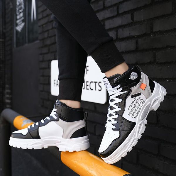 boots fashion men's high ankle flat casual shoes lace up breathable mixed color k5, Black
boots fashion men's high ankle flat casual shoes lace up breathable mixed color k5, Black