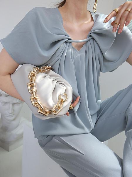 women's blouses & shirts temperament korean chic elegant v neck blue chiffon blouse women slim fashion pleated ruffled blusas muje, White
women's blouses & shirts temperament korean chic elegant v neck blue chiffon blouse women slim fashion pleated ruffled blusas muje, White