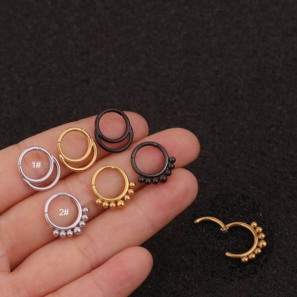 other 1piece 8mm stainless steel hoop hinged segment clicker ring nose septum jewelry helix cartilage daith piercing earring, Slivery;golden
other 1piece 8mm stainless steel hoop hinged segment clicker ring nose septum jewelry helix cartilage daith piercing earring, Slivery;golden