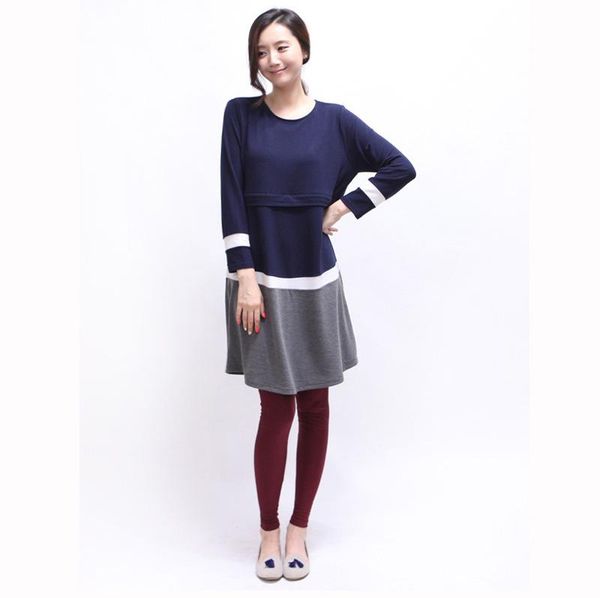new maternity dress 2 zipper patchwork long sleeve breastfeeding dress for pregnant women nursing breastfeeding clothing, White
new maternity dress 2 zipper patchwork long sleeve breastfeeding dress for pregnant women nursing breastfeeding clothing, White
