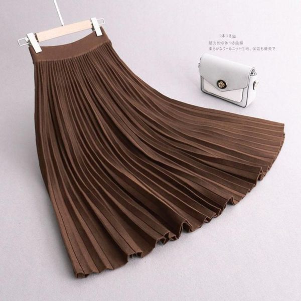 skirts autumn and winter high waist pleated skirt ladies korean version below the knee mid-length 2021 women stretch knit, Black
skirts autumn and winter high waist pleated skirt ladies korean version below the knee mid-length 2021 women stretch knit, Black