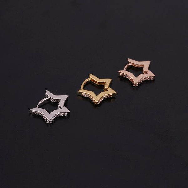 hoop & huggie 1 pcs simple cute small hollow star mircon pave cz ear cuff hoops earring trendy circle closed clip ears copper jewelry, Golden;silver
hoop & huggie 1 pcs simple cute small hollow star mircon pave cz ear cuff hoops earring trendy circle closed clip ears copper jewelry, Golden;silver