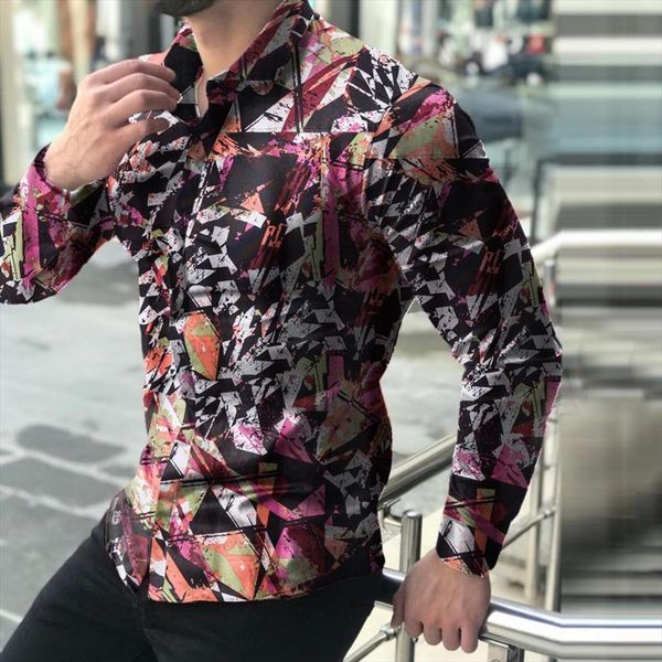spring autumn shirt fashion men polos long sleeve printed cotton blend turn down collar buttons streetwear clothing polo, White;black
spring autumn shirt fashion men polos long sleeve printed cotton blend turn down collar buttons streetwear clothing polo, White;black