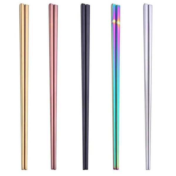 1pair 304 stainless steel chopsticks metal chop sticks tableware multicolor chop stick reusable sticks for wedding party
1pair 304 stainless steel chopsticks metal chop sticks tableware multicolor chop stick reusable sticks for wedding party
