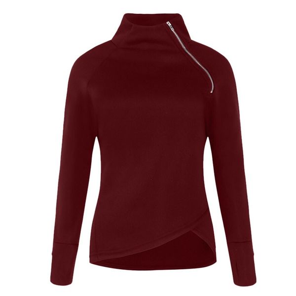 spring autumn casual solid hoodies women long sleeve turtleneck zipper sweatshirts female irregular 2020, Black
spring autumn casual solid hoodies women long sleeve turtleneck zipper sweatshirts female irregular 2020, Black