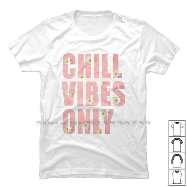 men's t-shirts chill vibes only t shirt 100% cotton california out surfing wear vibe ill ear chi hi, White;black
men's t-shirts chill vibes only t shirt 100% cotton california out surfing wear vibe ill ear chi hi, White;black