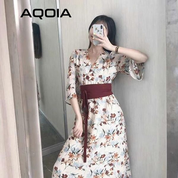 casual dresses 2021 spring japan style women chiffon sashes long dress v-neck flare sleeve floral print ladies elegant kimono, Black;gray
casual dresses 2021 spring japan style women chiffon sashes long dress v-neck flare sleeve floral print ladies elegant kimono, Black;gray