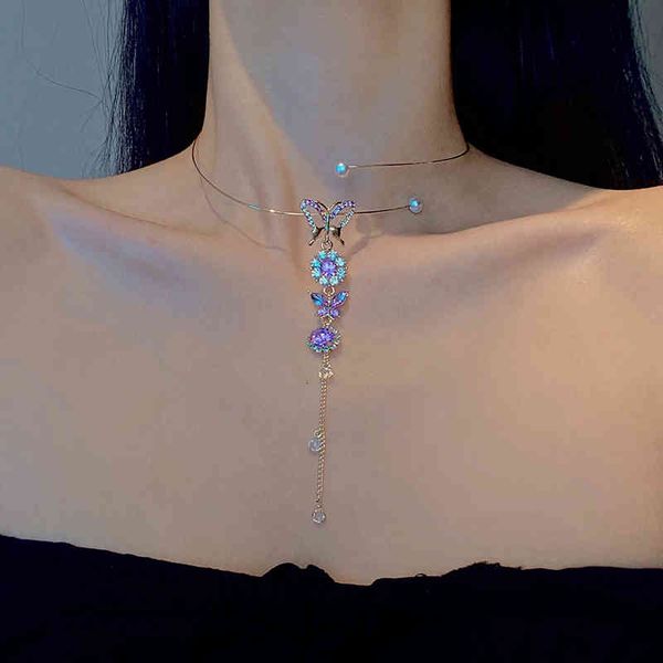 necklaces pendants mengjiqiao korean elegant metal round chain choker jewelry for women girls fashion purple crystal butterfly necklace bijo, Silver
necklaces pendants mengjiqiao korean elegant metal round chain choker jewelry for women girls fashion purple crystal butterfly necklace bijo, Silver